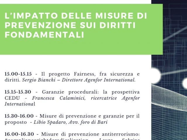 Libio Spadaro relatore al convegno “L’impatto delle misure di prevenzione sui diritti fondamentali”